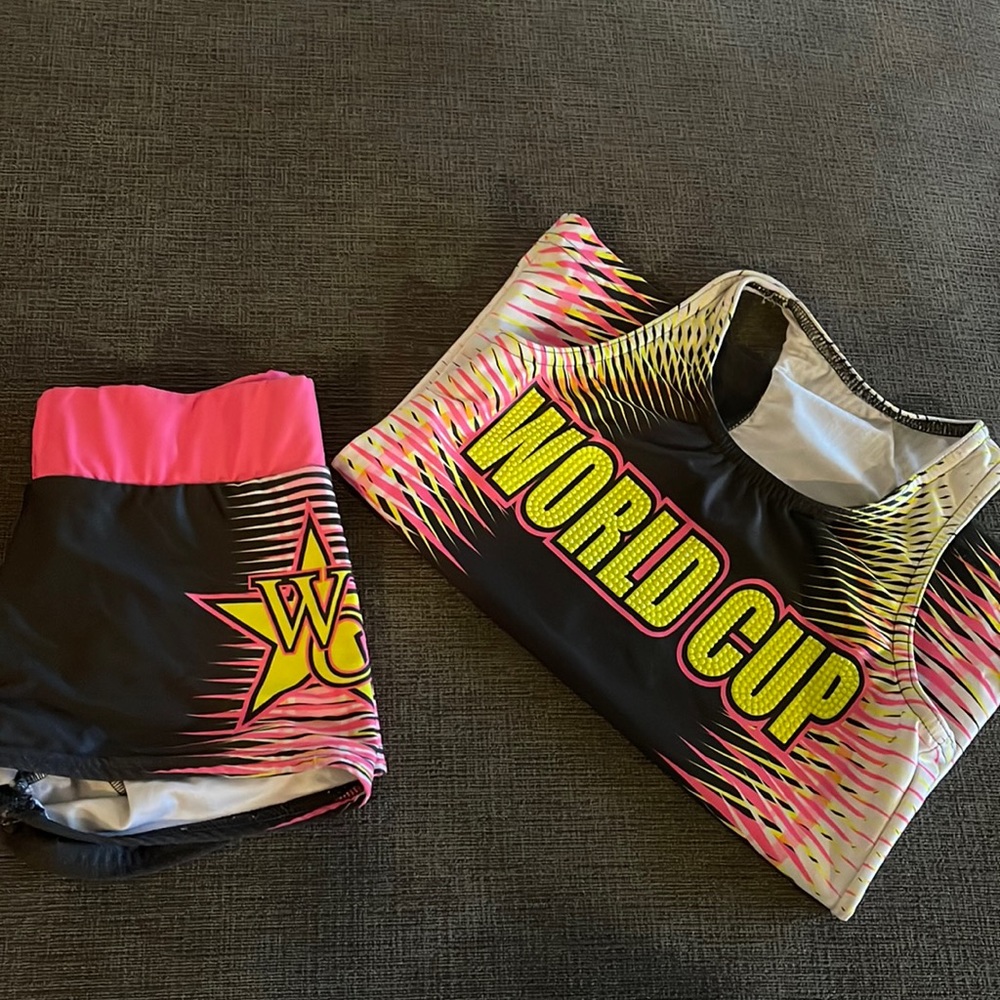Neon World Cup practice wear